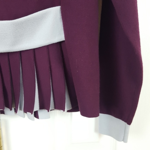 Orley Ikram Italy Merino Pleats Career Top Medium - Picture 5 of 8